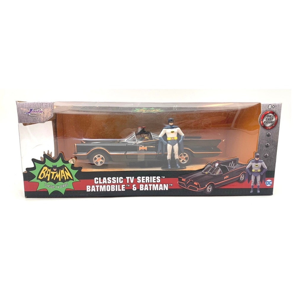 Jada Toys Batman Classic TV Series Batmobile 1:24‎ Scale Black Die-Cast 98259